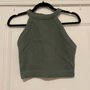 Aerie Seamless High Neck Bra Top